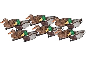 Flambeau Outdoors Duck Decoy - Masters Series Mallard or Blue Bill Decoys (6-Pack or 12-Pack) Classic Floaters