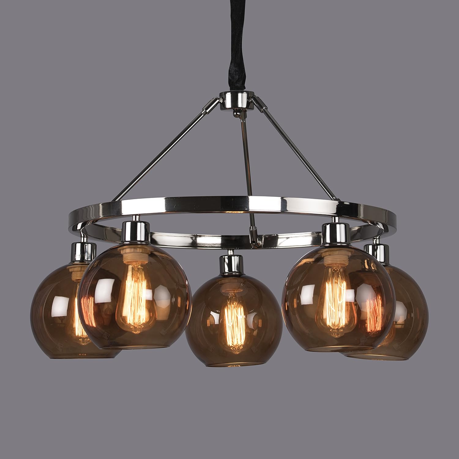 Buy The White Teak Company Glass Pillow Talk Chandelier Chrome