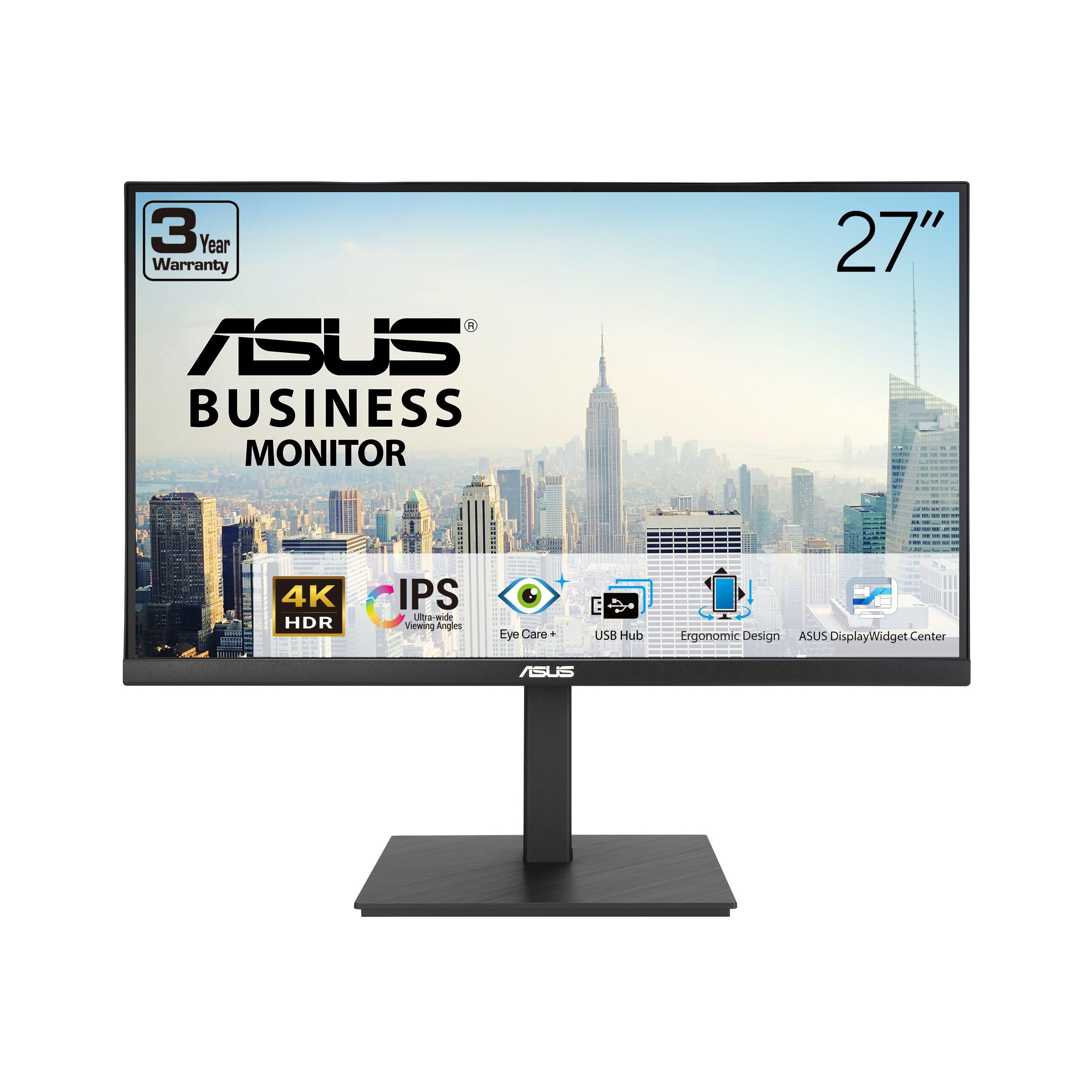 ASUS 27” 4K Business Monitor (VA27UQSB) - UHD