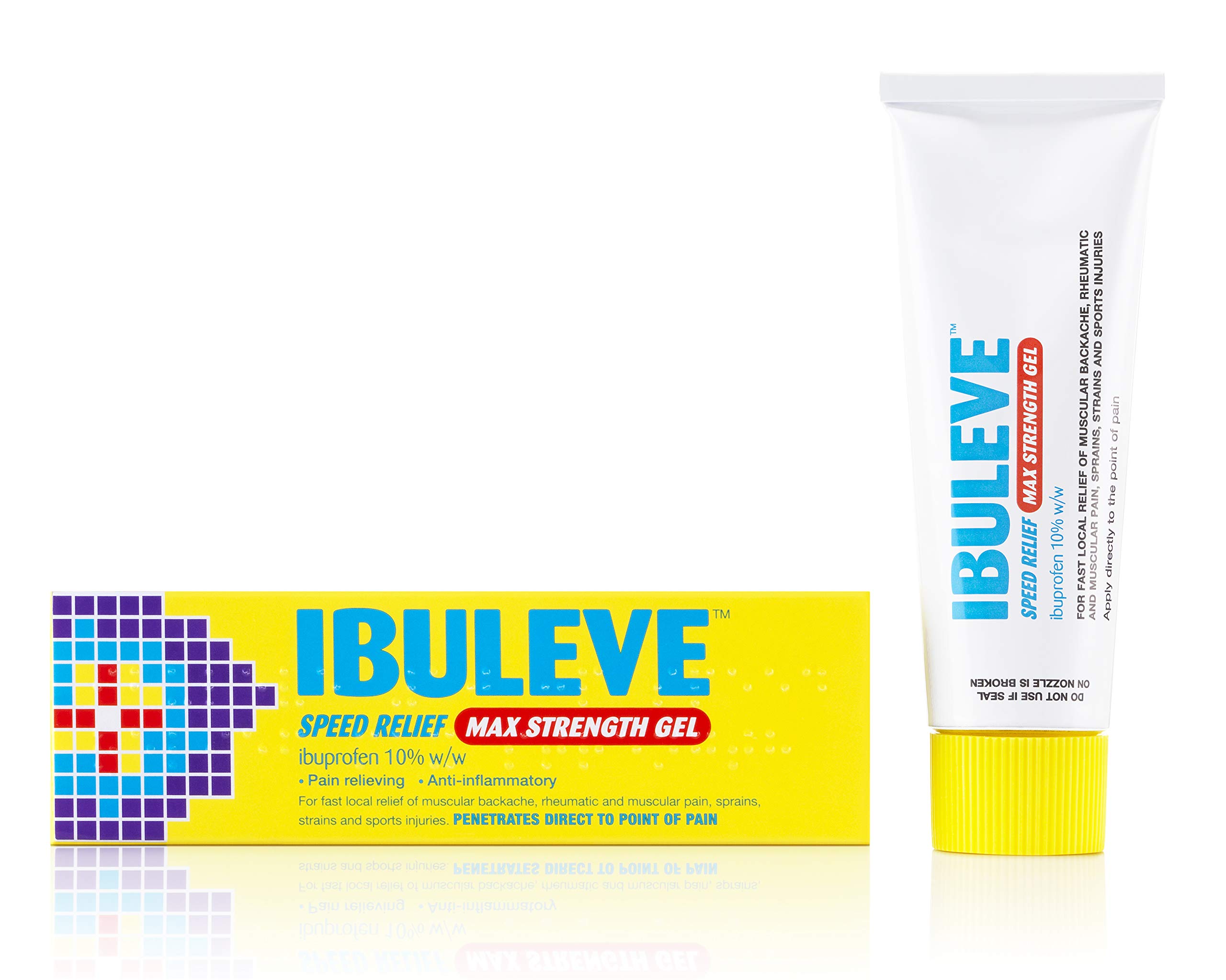 Ibuleve Speed Relief Max Strength Gel With 10% Ibuprofen, 40G- Buy Online In Portugal At Desertcart - 111525538.