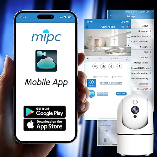 SereneLife Indoor Wireless IP Camera, HD 1080p 2MP WiFi Network