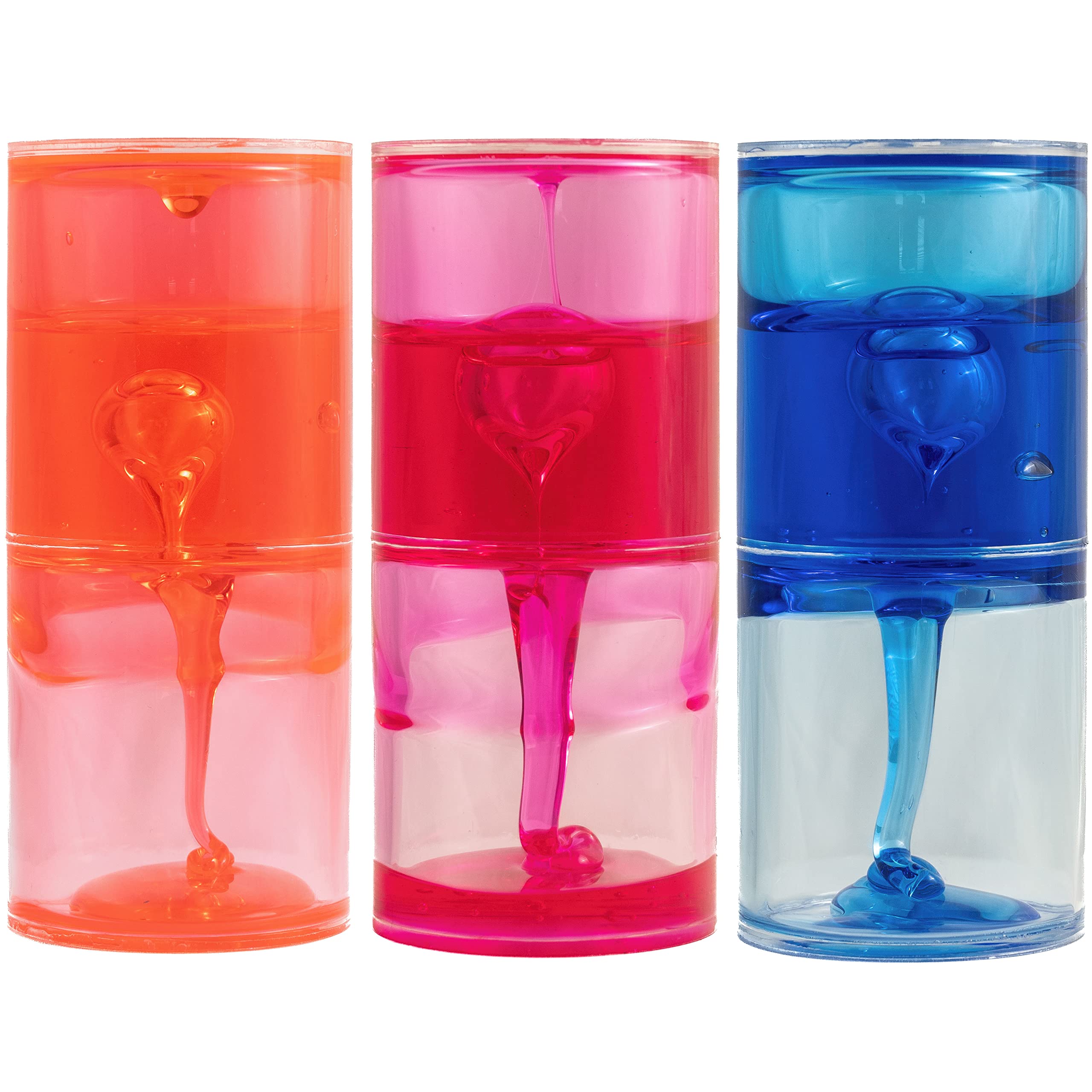 Liquid Sensory Ooze Slime Timer for Autism, Sensory Needs, ADHD, Stress Relief, Anxiety. Autism Special Needs Sensory Fidget. Choice of Colour. (1pc Pink) — image 1