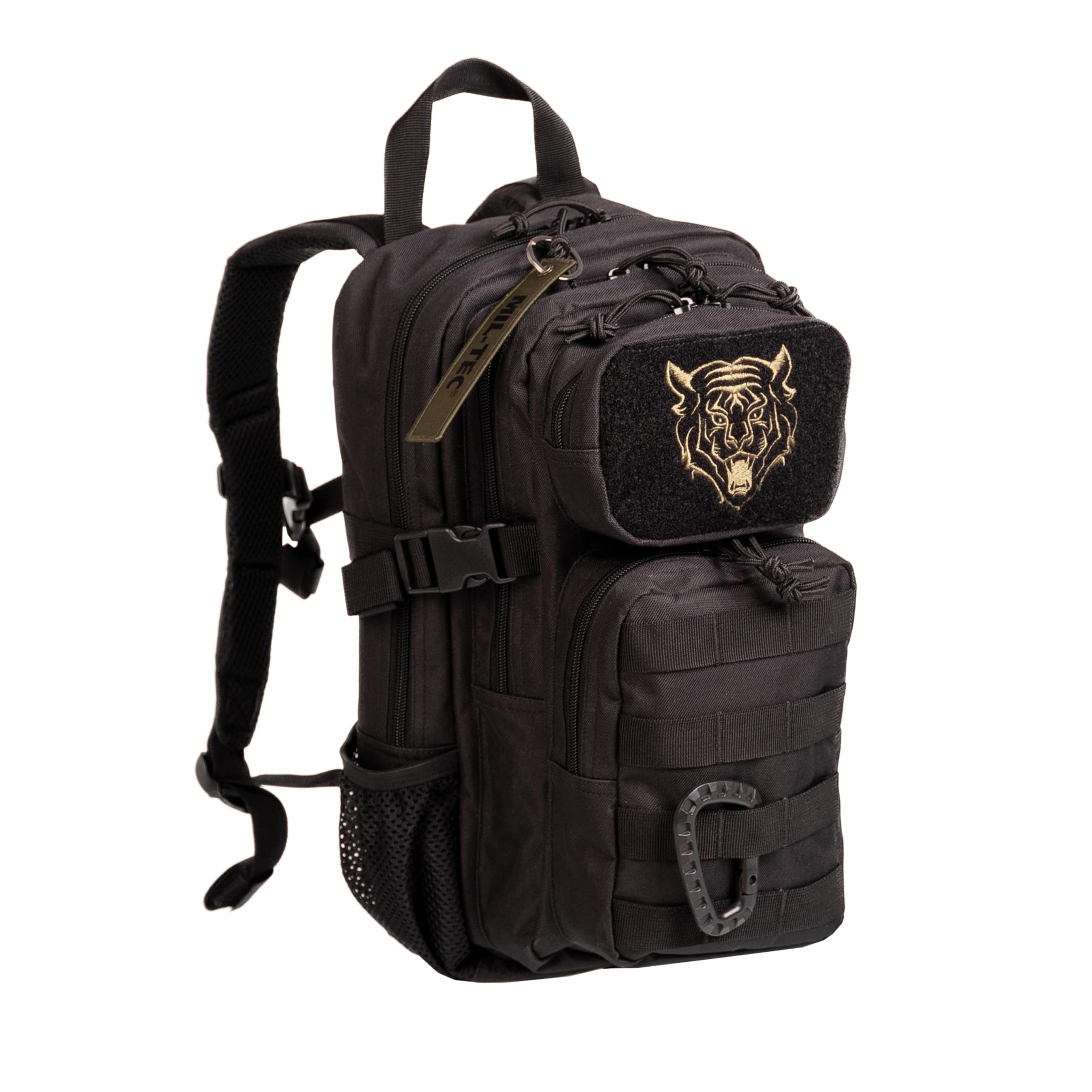 Mil-Tec US Assault Pack Kids 14 Litres, black, standard size, Casual