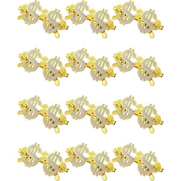 Danse Hip Hop SOETDERT Chaine Or Homme De Dollar, 4 Pièces Kit De Hip Hop Chaîne Bague Bracelet, Or Collier Homme Rappeur Punk, 80s 90s Accessoires Déguisement Pour Carnaval Concerts Party Carnaval