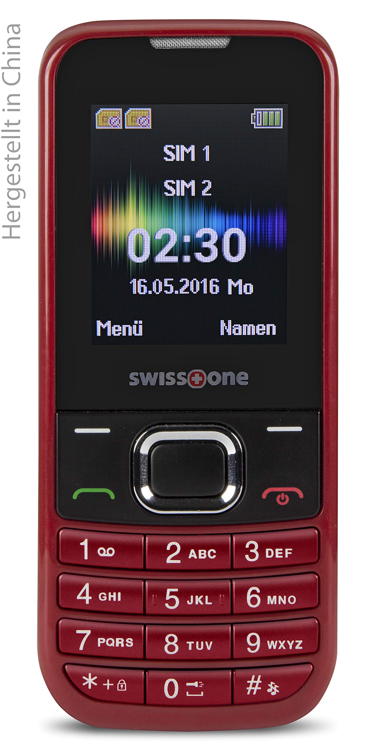 Swisstone 450039 SC 230 Dual SIM Mobile Phone with Extra Large Illuminated Colour Display 4.5 cm
