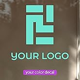 Custom Window Decal - Personalized Business Logo Stickers - Vinyl Branding Decals for Office, Home, Storefronts - Waterproof & Durable