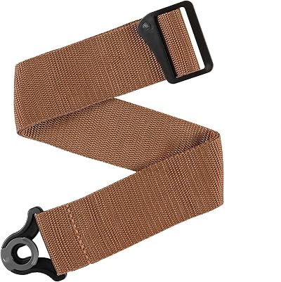 D'Addario Auto Lock Polypro Guitar Strap Brown