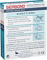 Seabond Denture Seals Original 15 Lowers Pack of 6 - Seabond Brand view 3