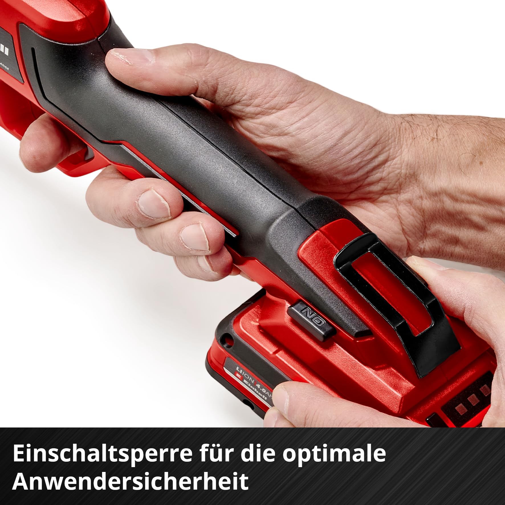 Einhell Akku-Astschere GE-LS 18 Li-Solo Power X-Change (18 V, Li-Ion, bis 28 mm Aststärke, Bypass-Klingen, Sicherheitsschalter, Softgrip, ohne Akku und Ladegerät) 7