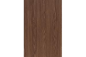 HOLOMEY Walnut Wood Grain Contact Paper for Countertops Cabinets 16x118 inch Peel and Stick Wood Wallpaper Waterproof Removab