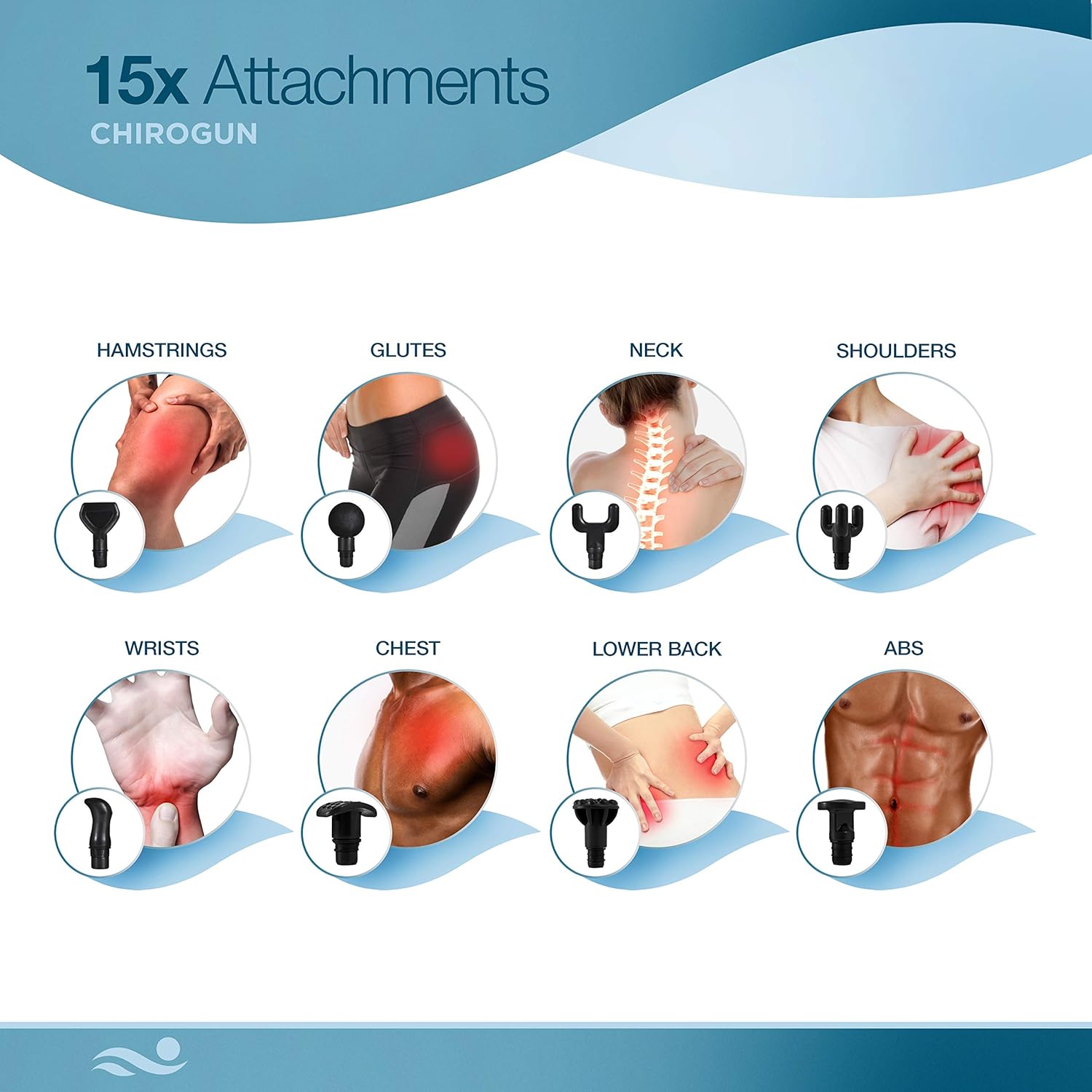 Massage Gun Deep Tissue Massager - Percussion Massage Gun Massager Gun Muscle Massage Gun Deep Tissue Massage Gun Muscle Gun Massager Chrome: Health & Personal Care