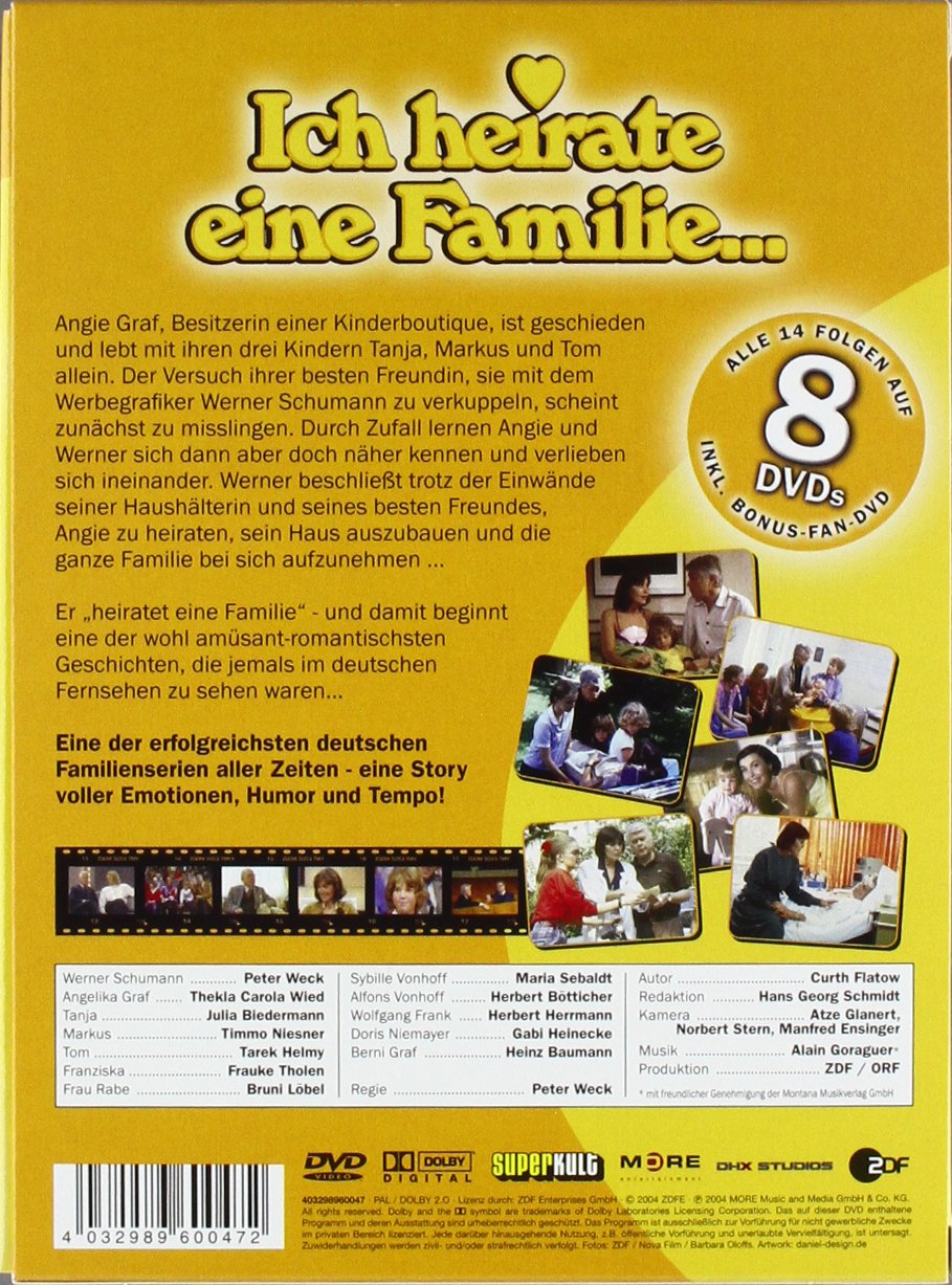 Ich Heirate Eine Familie 8dvd Box Import Anglais Dvd