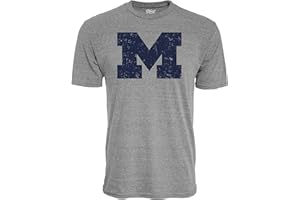 Blue 84 Men's NCAA Officially Licensed Tri-blend T-shirt Vintage Icon Team Color