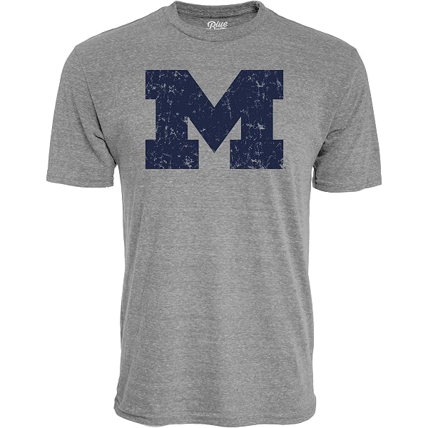 Blue 84 Men's Arkansas Razorbacks Vintage Tri-Blend T-Shirt - Officially Licensed NCAA