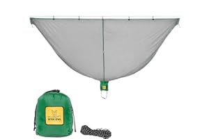 Wise Owl Outfitters Hammock Bug Net - The SnugNet Mosquito Net for Hammocks - Premium Quality, Waterproof, Mesh Hammock Netting w/Double-Sided Zipper - Essential Camping Gear