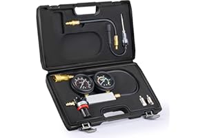 Orion Motor Tech Cylinder Leak Down Tester Kit, Automotive Engine Compression and Leakage Tester, Dual Gauge Air Cylinder Tes