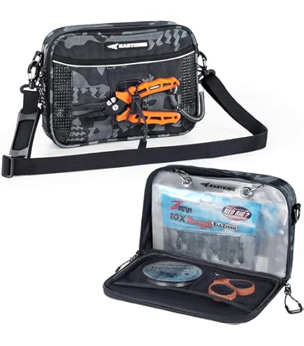 Baosity Portable Fishing Tackle Box,Artificial Lure Waist Box Case Bag for Hook, Bait, Reel, Swivel, Hardware, Screws, Bolts : Sports & Outdoors