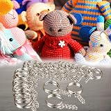Didilor 80PCS Key Chain Rings & Open Jump Rings for DIY Crafts 25mm view 6