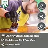 Littlefair's Wood Stain Water-Based Dark Walnut 15ml Tester Pot view 4
