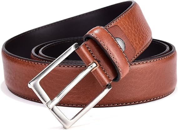 mens full grain leather dress belt