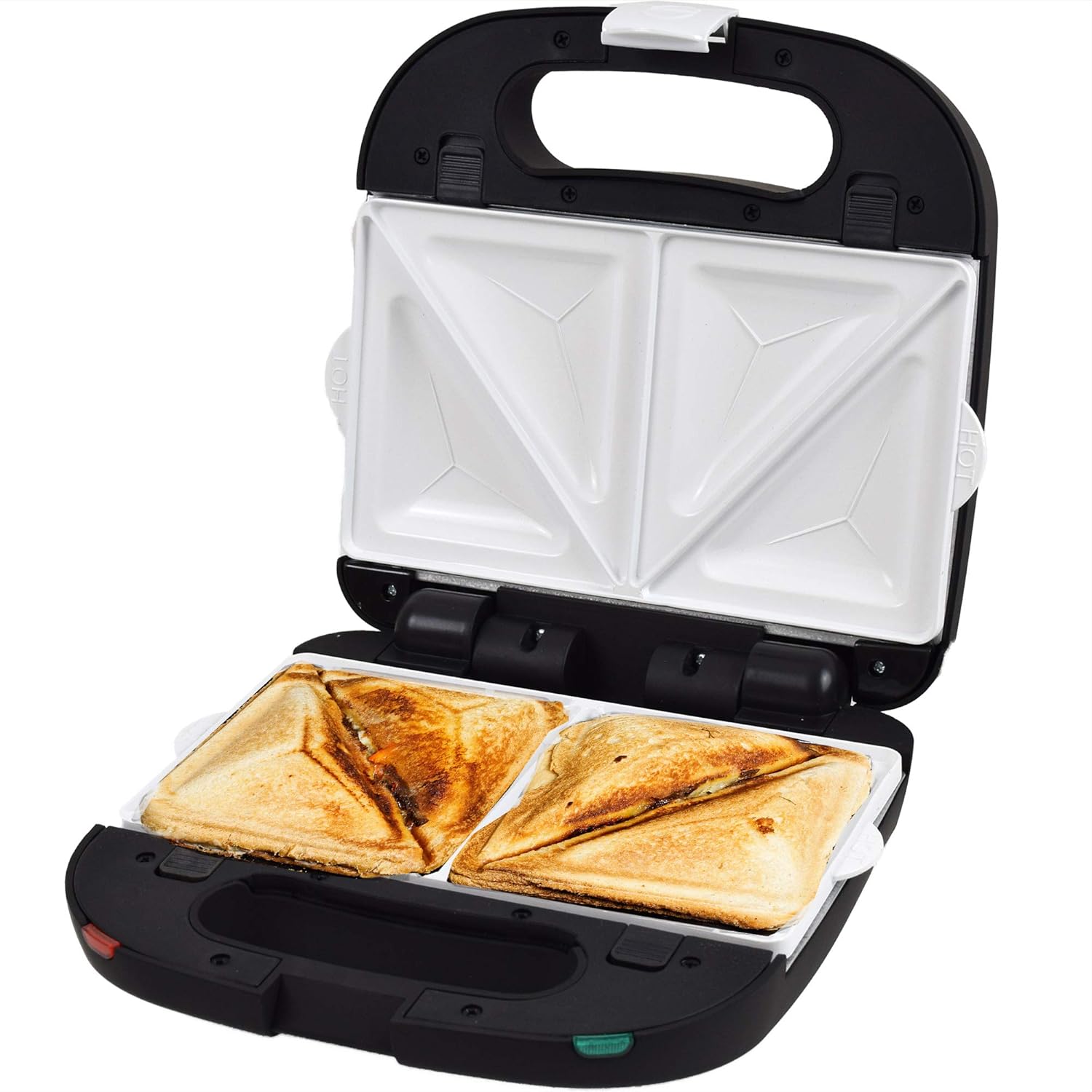 Syntrox Germany Chef Maker Sandwich Maker with ceramic coating, stainless steel and removable