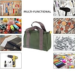18 Inch Canvas Tool Bag, Wide Mouth Tool Bag, Large