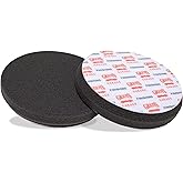 Griot's Garage 6.5" Black Foam Finishing Pads for Car Polishing and Detailing, Buffing Pads for Paint Correction and Sealant Application, 10619, Set of 2