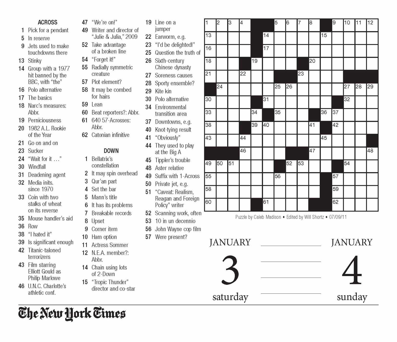 Ny Time Crossword Printable 1004 20 Ny Times Crossword 4 Oct 20 
