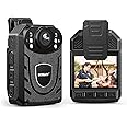 BOBLOV KJ21 Body Camera, 1296P Body Wearable Camera Support Memory Expand Max 256G, 8-10Hours Recording Police Body Camera Lightweight and Portable Easy to Operate Clear NightVision (KJ21 Only)