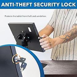 Mount-It! Anti-Theft Tablet Kiosk, Locking