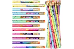 ThEast Valentines Day Pencils for Kids, 36 Pieces #2 Wood-Cased Heart-Shaped Pencils with Eraser, Cute Graphite Pencils for Sketching, Birthday Gifts for Kids, Classroom Prizes, Party Favors Bulk
