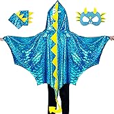 IROLEHOME Dragon-Wings-Costume for Kids Dinosaur Toys Dragon-Cape Mask Gloves Toddler Boys Dress-Up Christmas Birthday Gifts