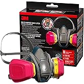 3M - 65023QLHA1-C Pro MultiPurpose Respirator with Quick Latch, Medium