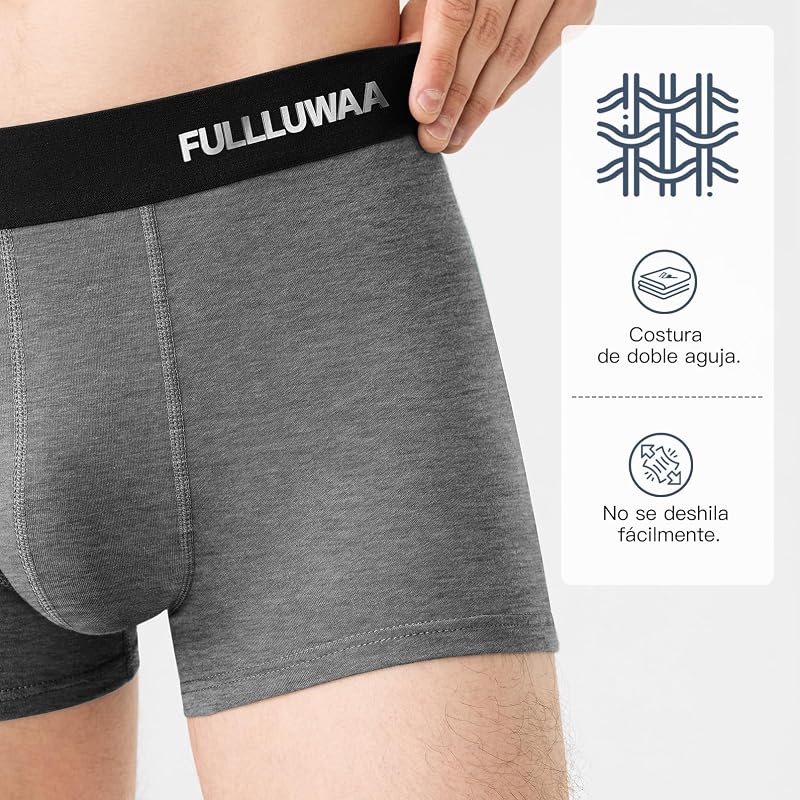 Cuecas Boxer Masculinas, Boxer Pack Masculino (Pack de 10), Algodão, confortável e Equipado