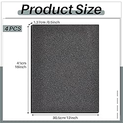 Amylove 16 x 12 x 0.5 Polyurethane Foam Sheet Foam