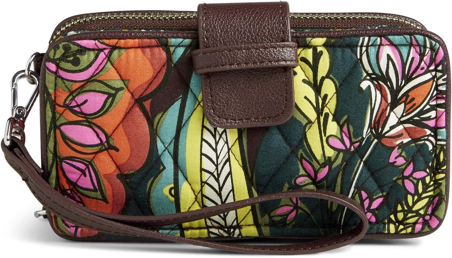 Vera Bradley Women's Signature Cotton Smartphone Wristlet with RFID Protection
