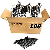 100 Twin Blade Black Disposable Razors in Bulk - Professional or Home Use