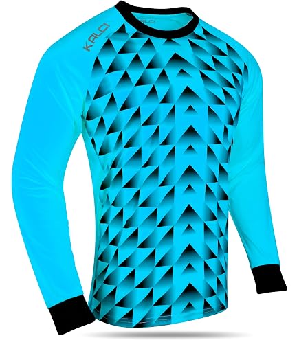 Maillot Gardien De But Football Manches Longues + Pantalon - Rembourrage Poitrine/Genoux - Homme/Femme, Taille XS à 4XL