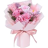 Flowers for Delivery Prime Preserved Rose Flower Bouquet Eternal Roses Flowers Gift for Women Mom Wife Grandma Valentine's Day Mothers Day Graduation
