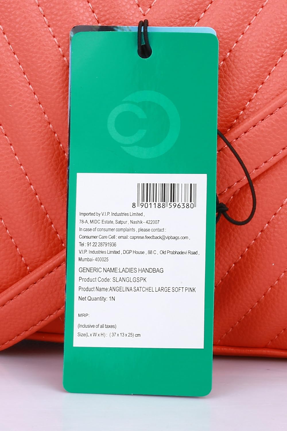 caprese women's satchel (soft pink) (slanglgspk)