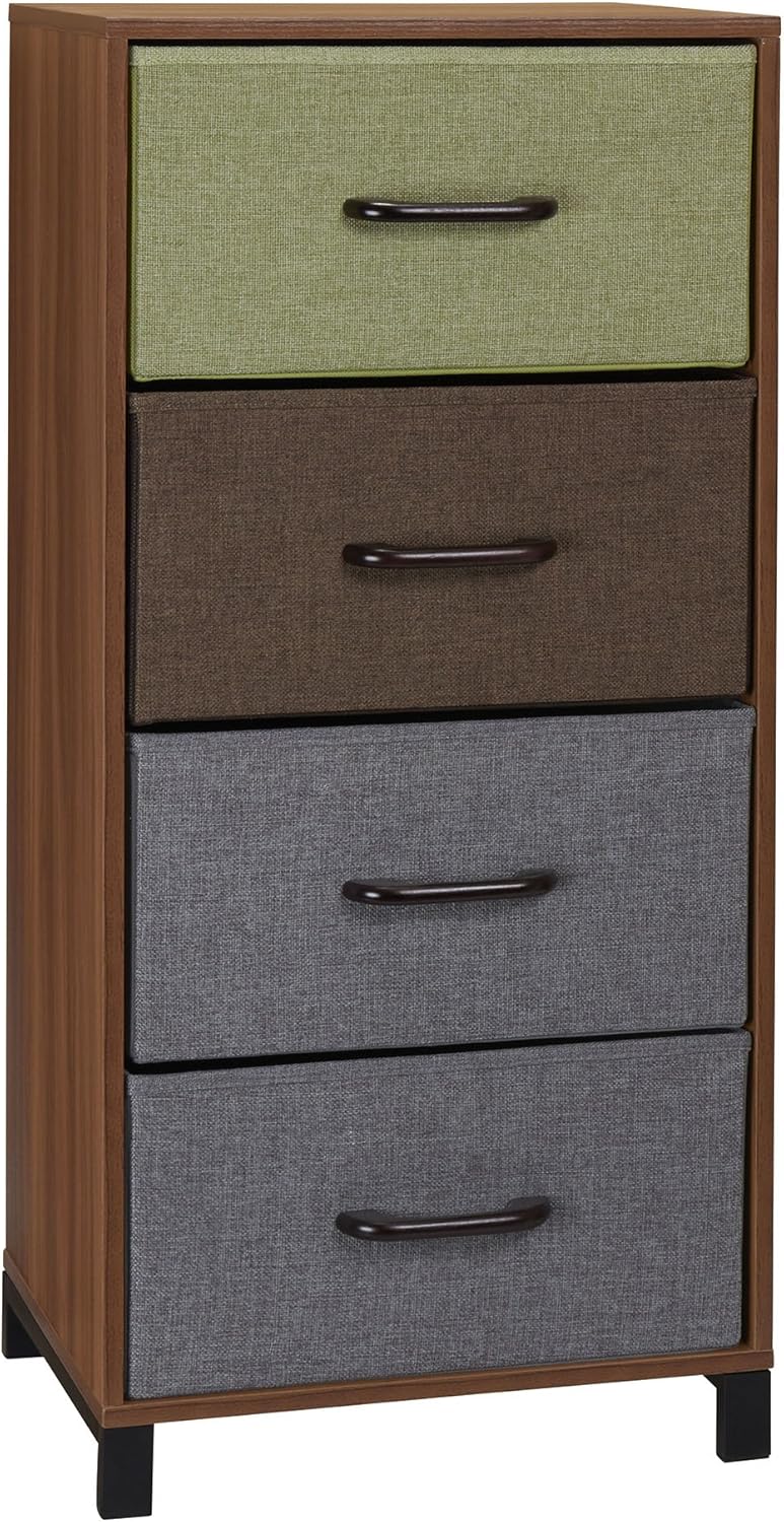Household Essentials 80341 Wooden 4 Drawer Dresser