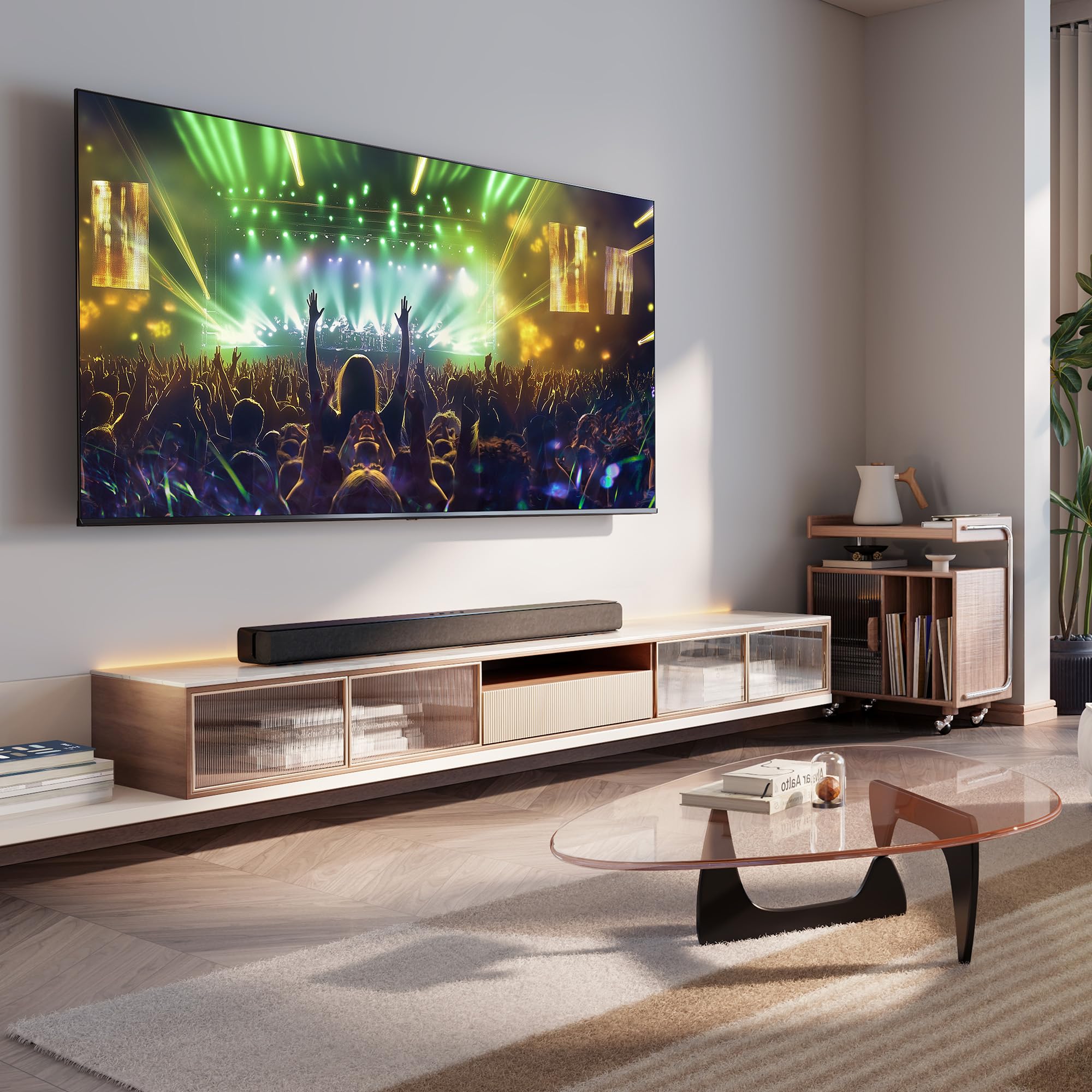 Hisense HS1000, 2.0 Kanal Soundbar, 120W max Audio Power, Dolby Audio, DTS Virtual:X, Voice Enhanced, TV Mode, EzPlay 7