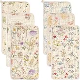 HardNok Ultra-Soft & Absorbent Muslin Baby Burp Cloths - 6-Pack, 20x10 Inches - Ideal for Gentle Burping Sessions with Baby Boys & Girls, Unisex Design, Perfect