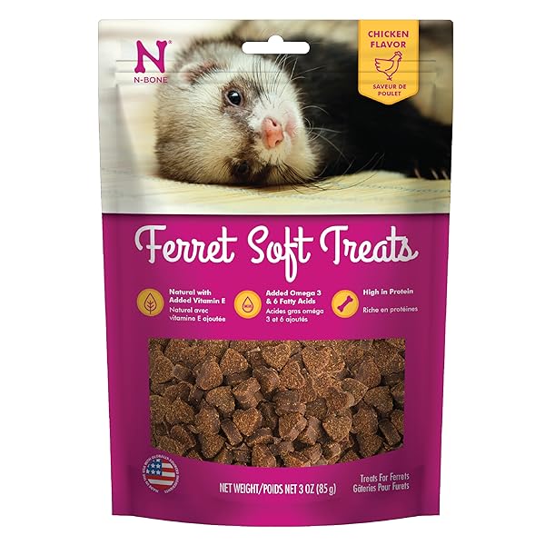 N-BONE 1 POUCH FERRET SOFT TREATS CHICKEN FLAVOR,...