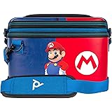 PDP Gaming Officially Licensed Switch Pull-N-Go Travel Case - Mario - Semi-Hardshell Protection - Protective PU Leather - Hol
