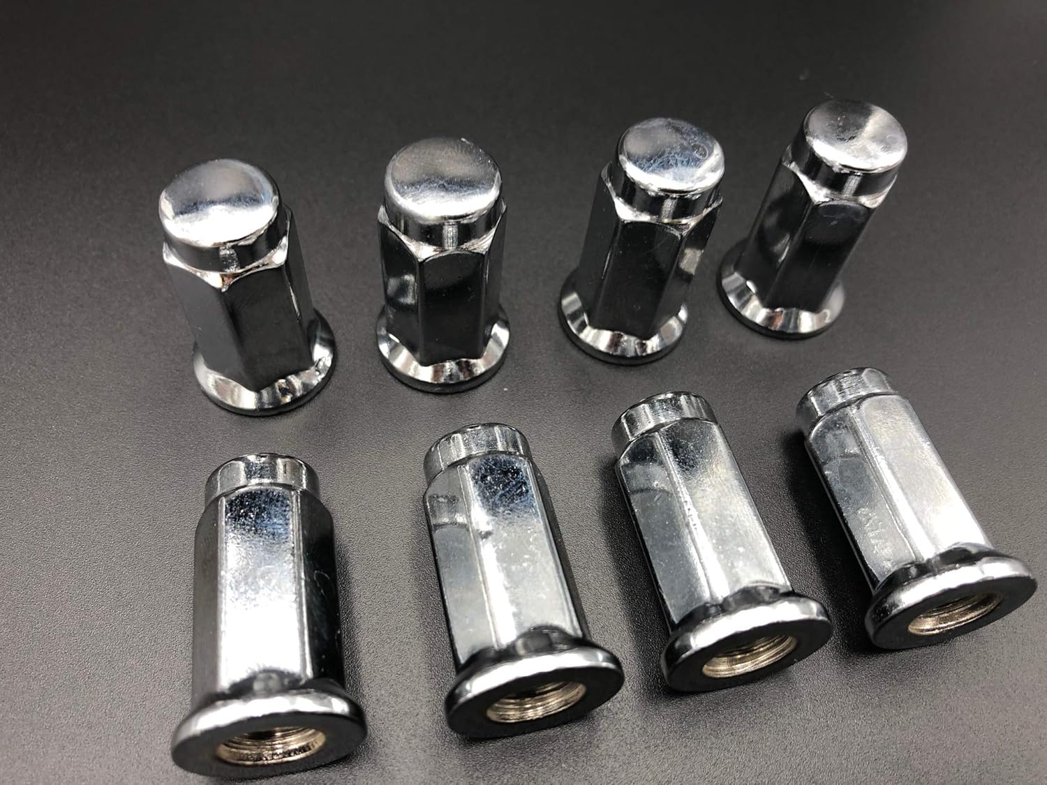 ARCTIC CAT Flat Base Chrome ATV Wheel Lug Nuts For 10x1
