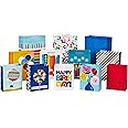 Hallmark Gift Bags in Assorted Sizes (Pack of 12 - 5 Medium 8", 4 Large 11", 3 Extra Large 14") for Birthdays, Mother's Day, Graduations, Baby Showers