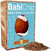 BabiChip Coconut Chip Substrate for Reptiles 12 Quart Loose Small Sized Coco Husk Chip Bedding for Ball Pythons, Other Snakes, Tortoises, Geckos, Frogs, or Lizard Terrarium Tanks