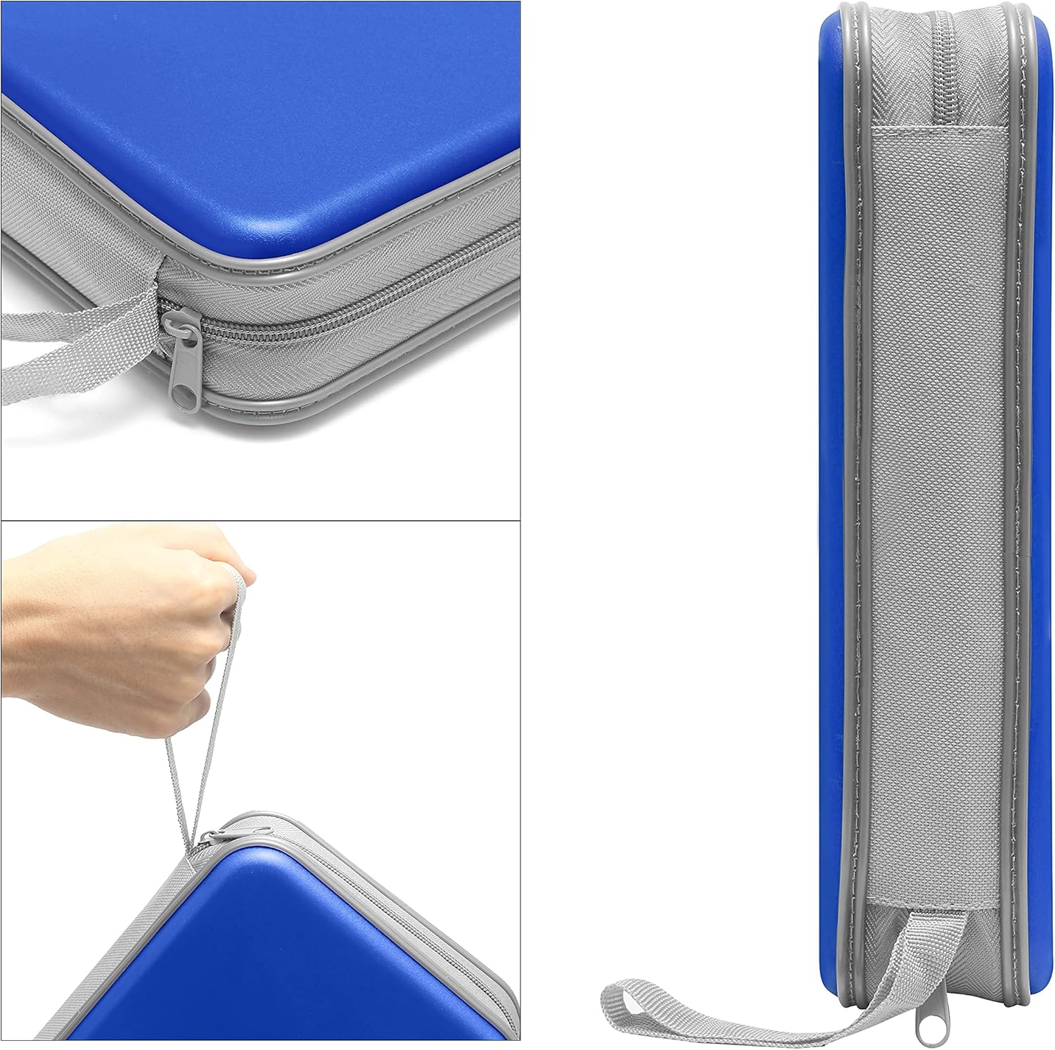 Siveit 80 Capacity Heavy Duty CD/DVD Wallet Binder, Storage, Case, Bag, Holder, Booklet (Blue): Computers & Accessories