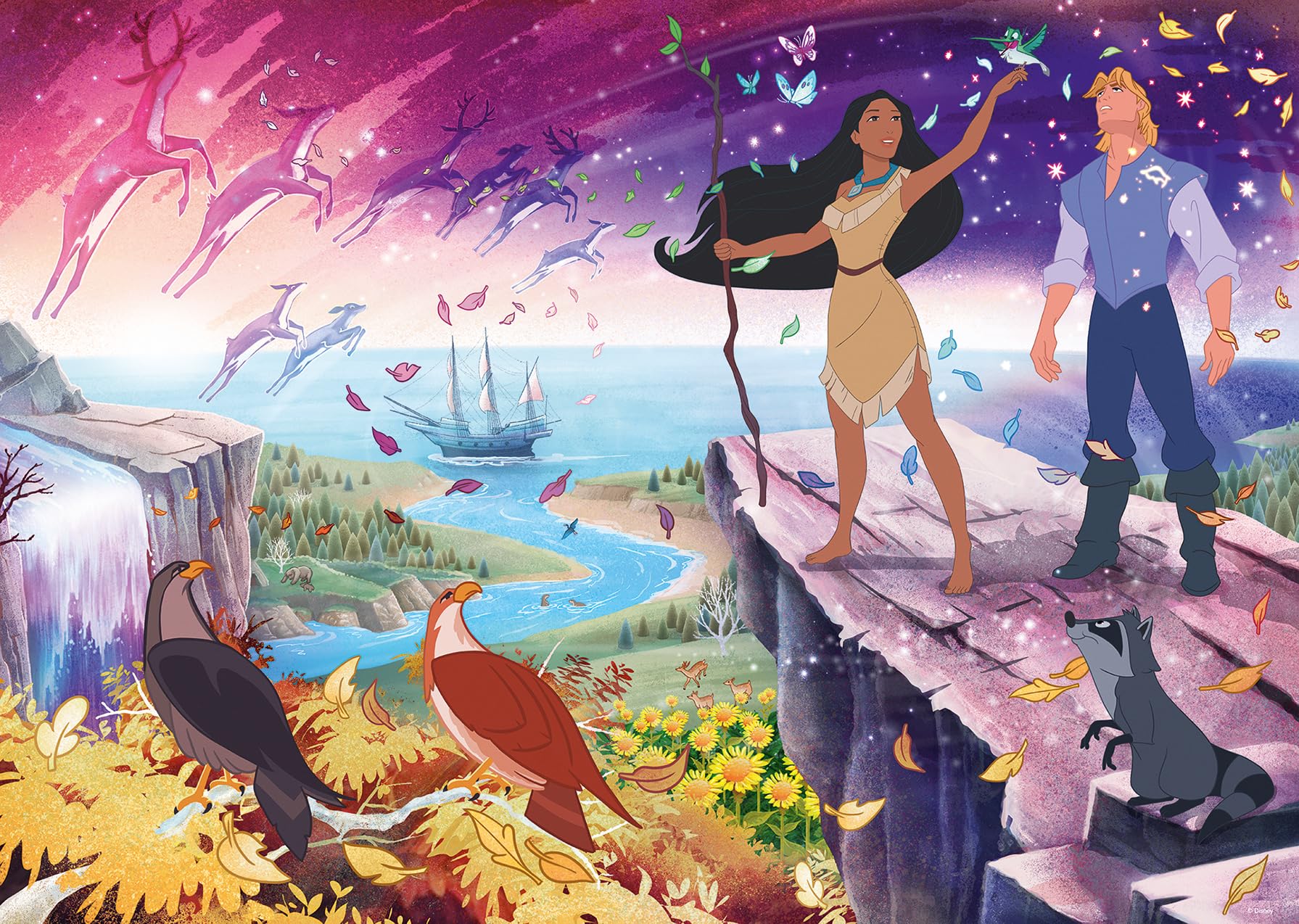 Ravensburger Disney Collector's Edition Pocahontas 1000 Piece Jigsaw Puzzles for Adults and Kids Age 12 Years Up — image 1